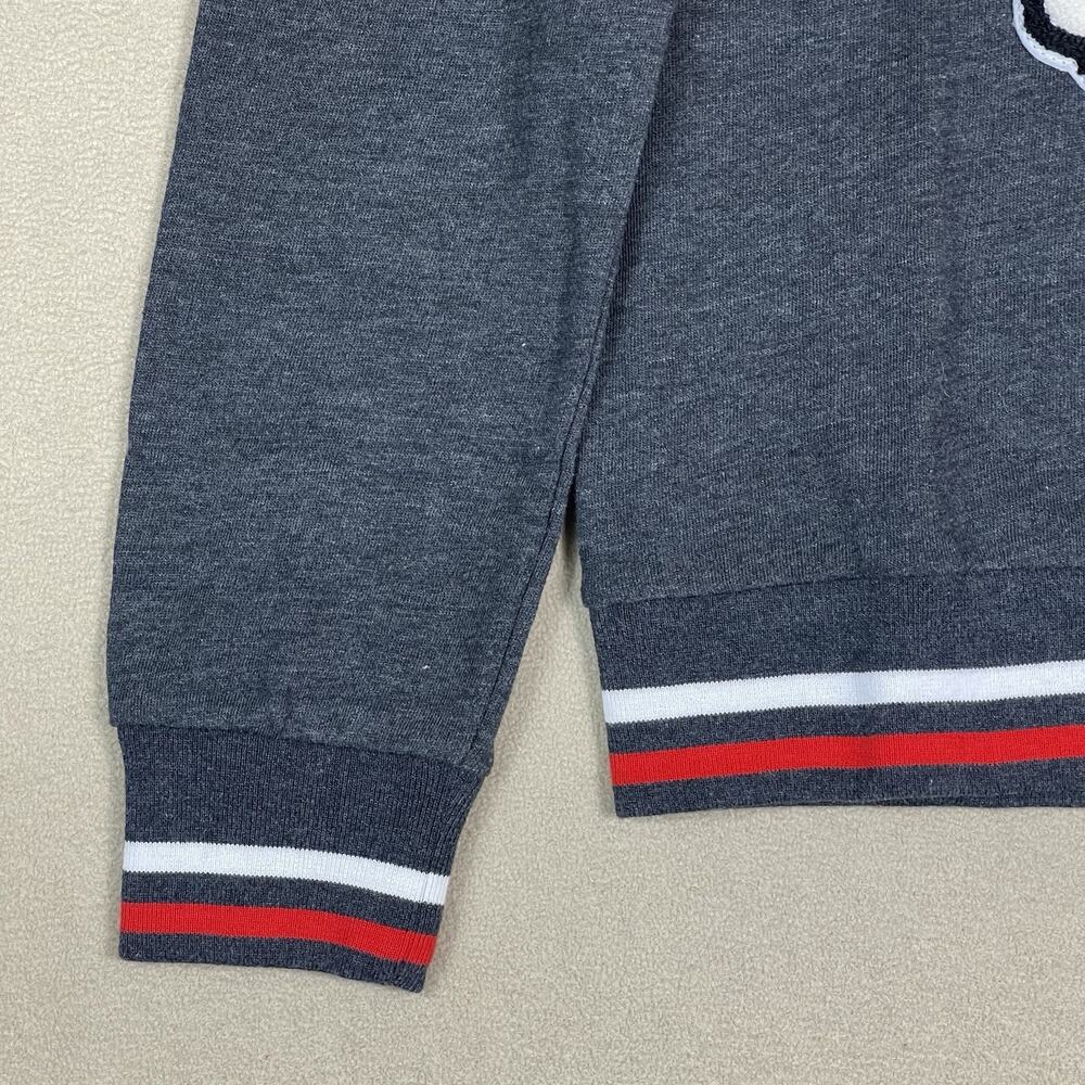 Mustache 3Rd Gade Sweatshirt Mens S Gray Chicago Bulls NBA Logo Pullover - Picture 9 of 11